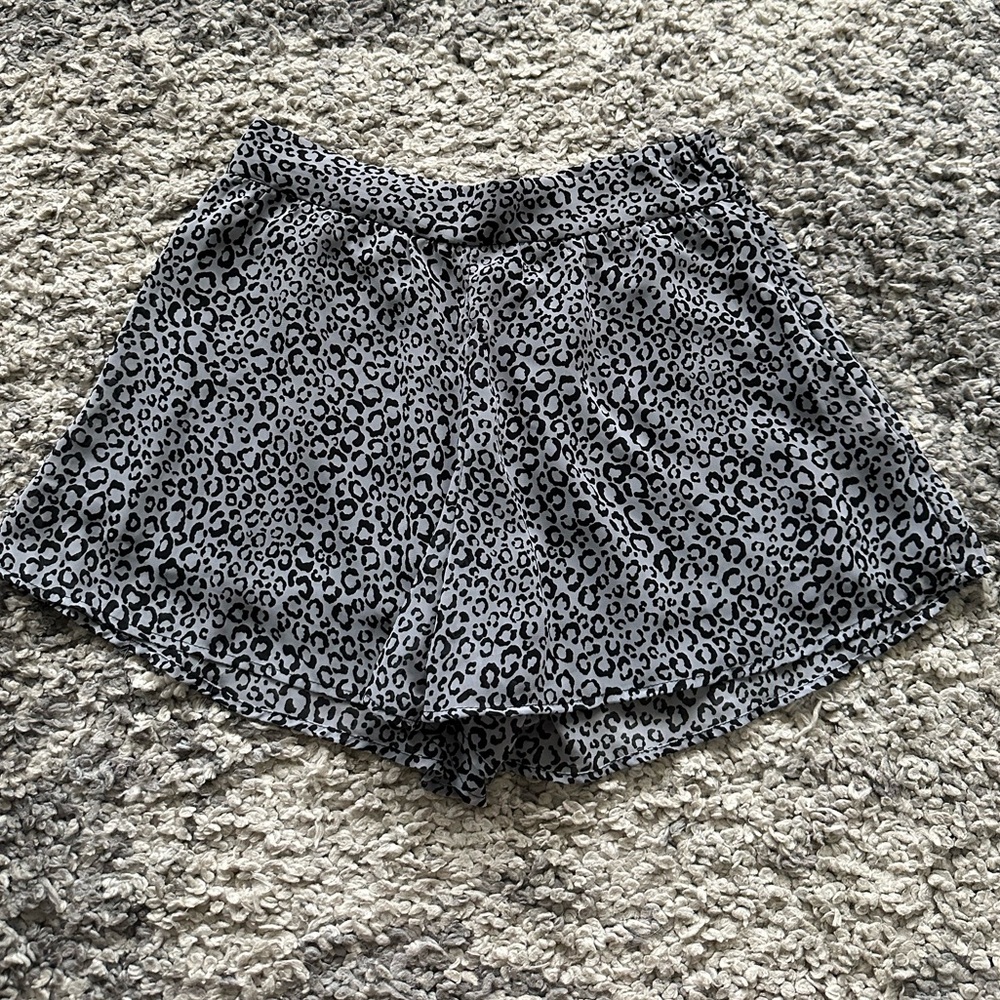 Leopard print shorts